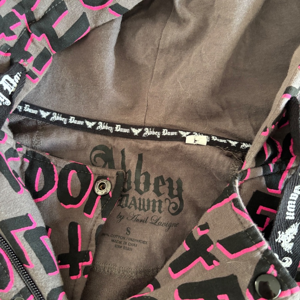 Abbey dawn hoodie - rare, size small - Picture 2 of 3